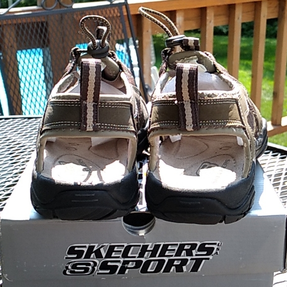 Men\'s NIB* Skechers Sport tan Safaris sandals sz 7 main image 12